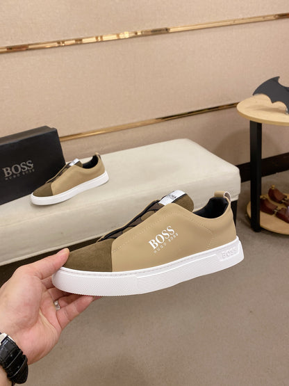 Boss Casual Leather Loafers