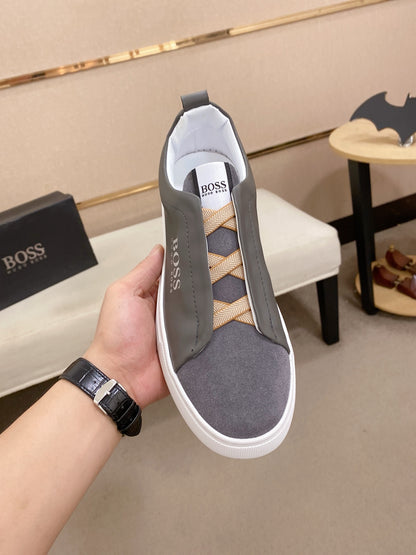 Boss Casual Leather Loafers