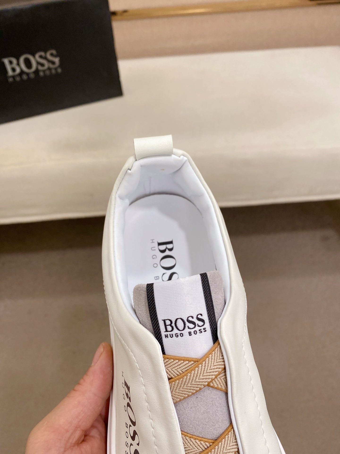 Boss Casual Leather Loafers