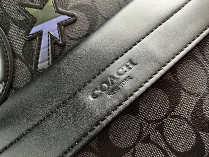Coach Badge Detail Backpack