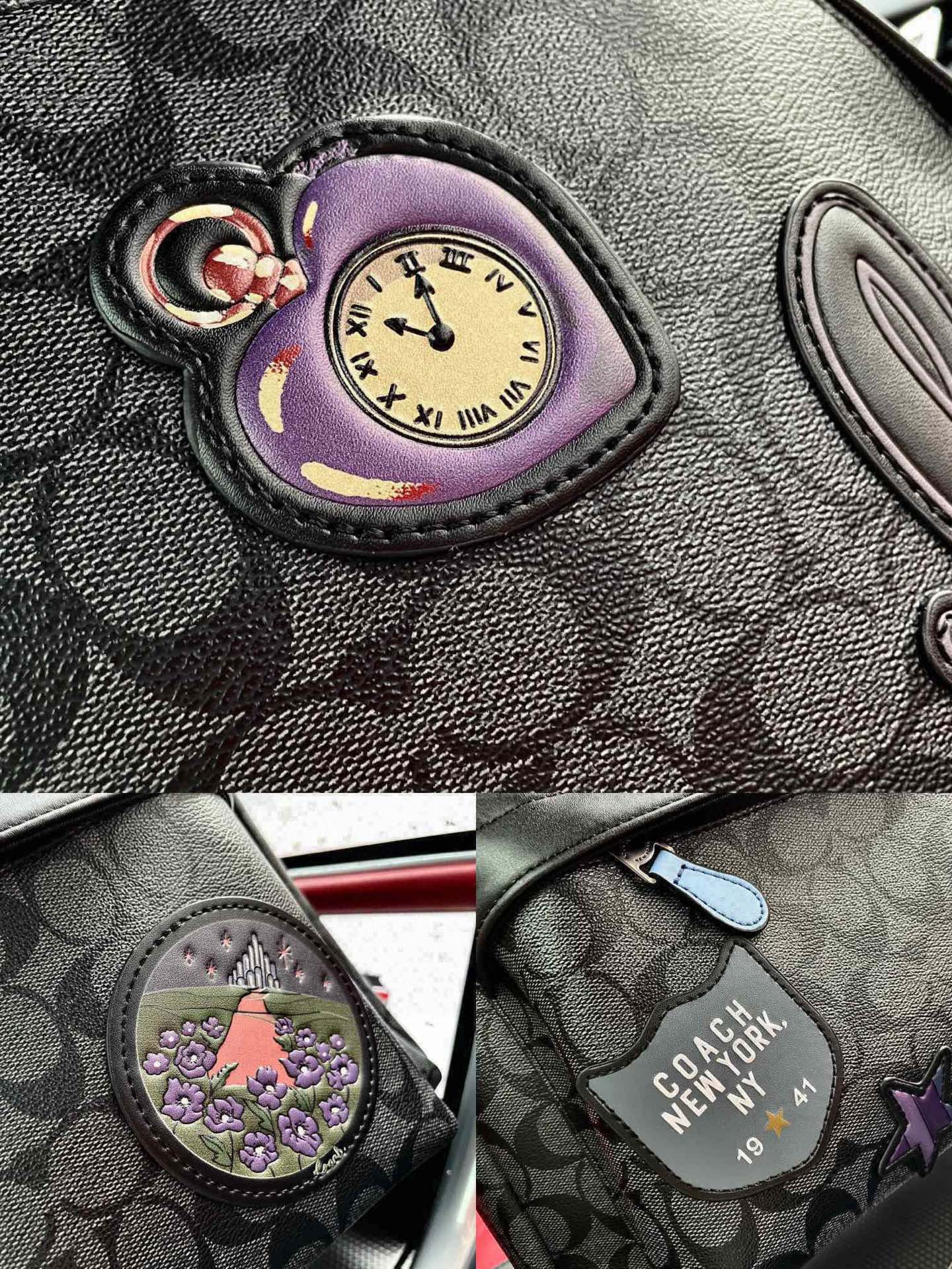 Coach Badge Detail Backpack