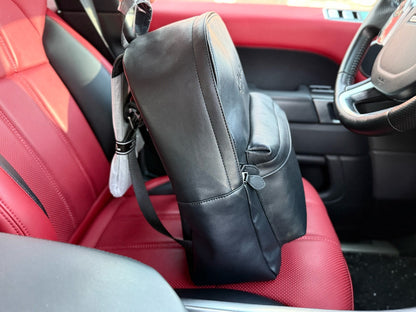 Coach Charles 35 Logo-Embossed Leather Backpack