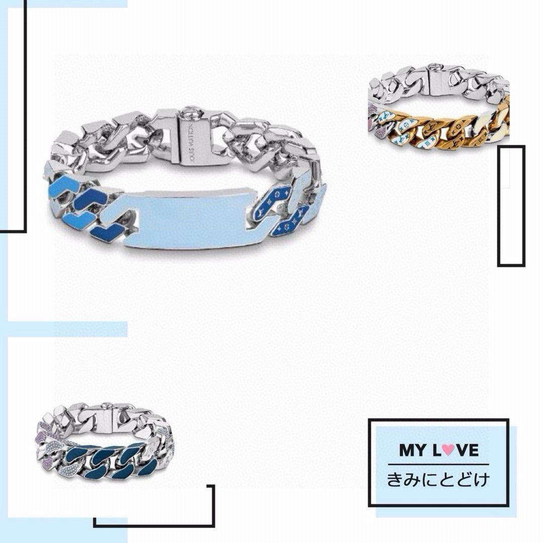 Louis Vuitton Wide Cuban Magnetic Bracelet – 2020SS