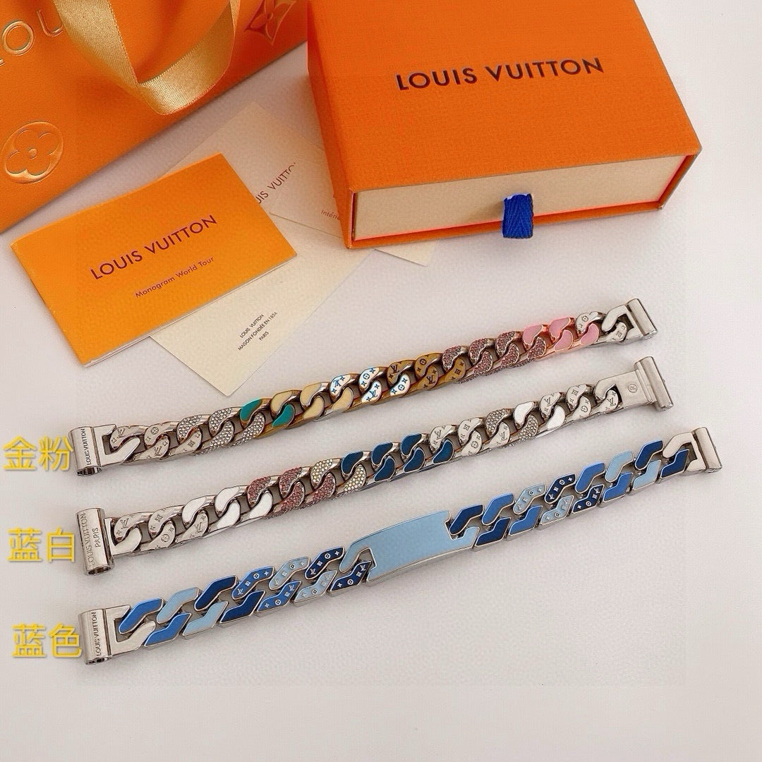 Louis Vuitton Wide Cuban Magnetic Bracelet – 2020SS