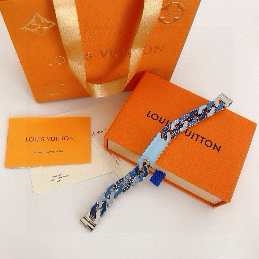 Louis Vuitton Wide Cuban Magnetic Bracelet – 2020SS
