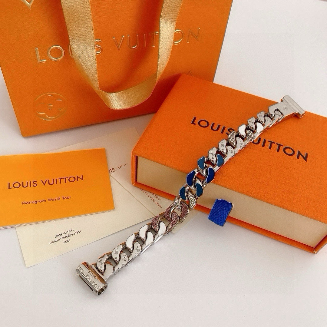Louis Vuitton Wide Cuban Magnetic Bracelet – 2020SS