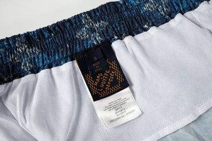 Louis Vuitton Ocean Boat Print Swim Trunks