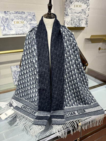Dior Oblique Cashmere Scarf – 2025