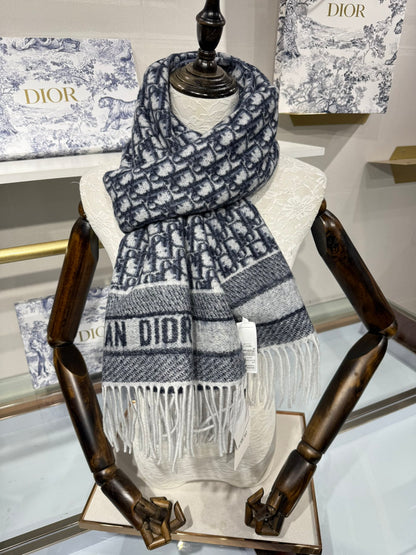 Dior Oblique Cashmere Scarf – 2025
