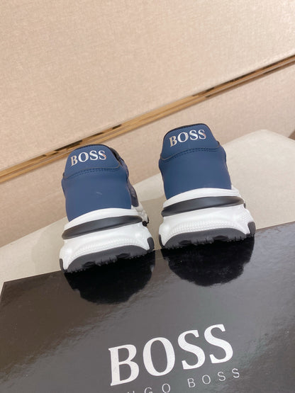 Boss Men's Casual Leather Sneakers
