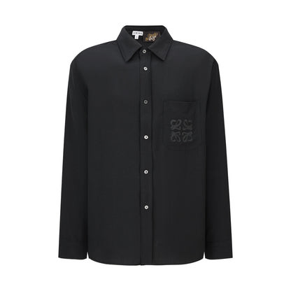 Loewe Embroidered Silk Shirt