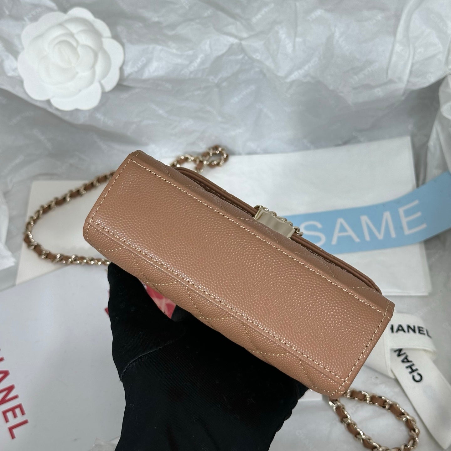 Chanel 96148 Cross Chain Handle Mini Kelly