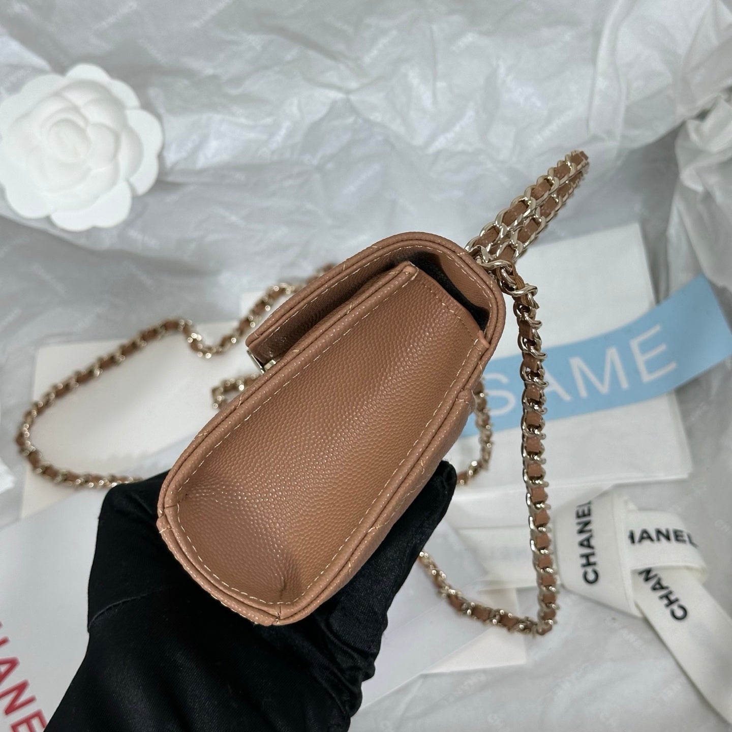 Chanel 96148 Cross Chain Handle Mini Kelly