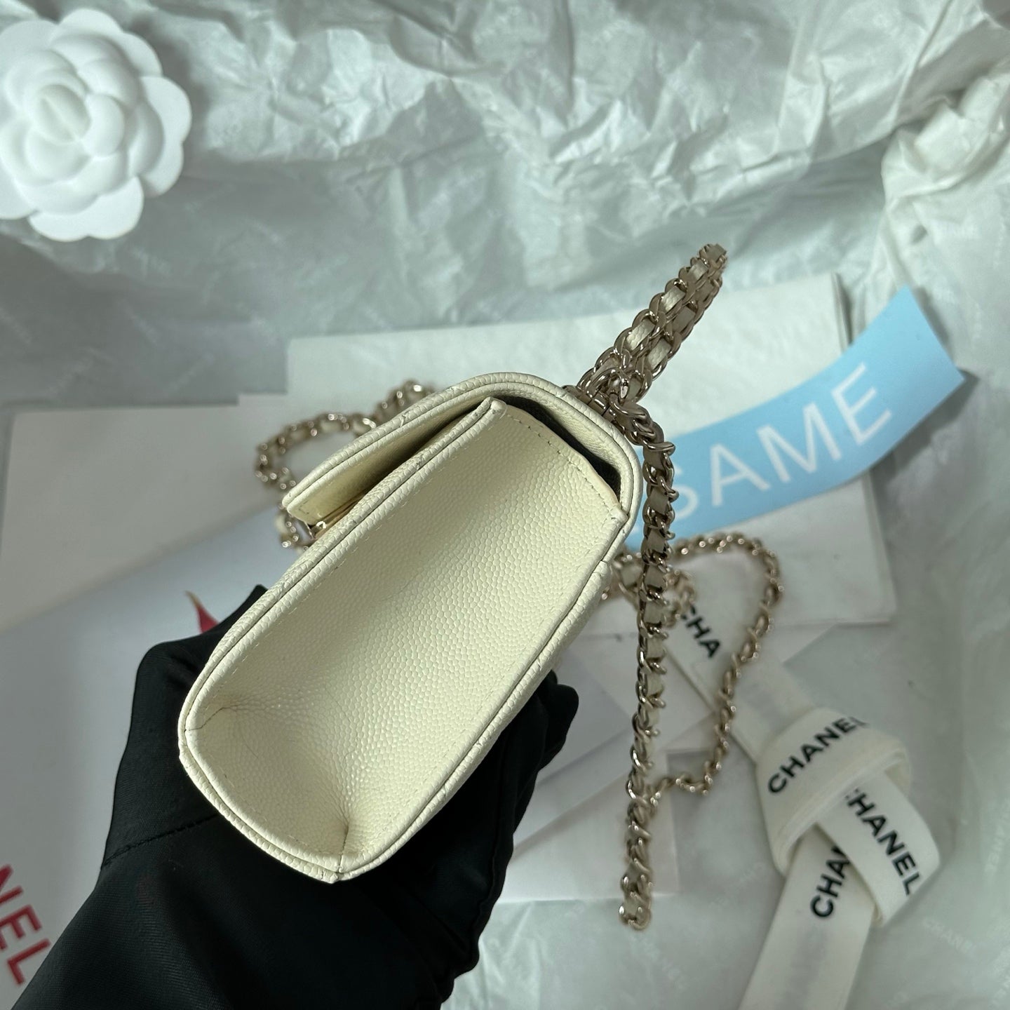 Chanel 96148 Cross Chain Handle Mini Kelly