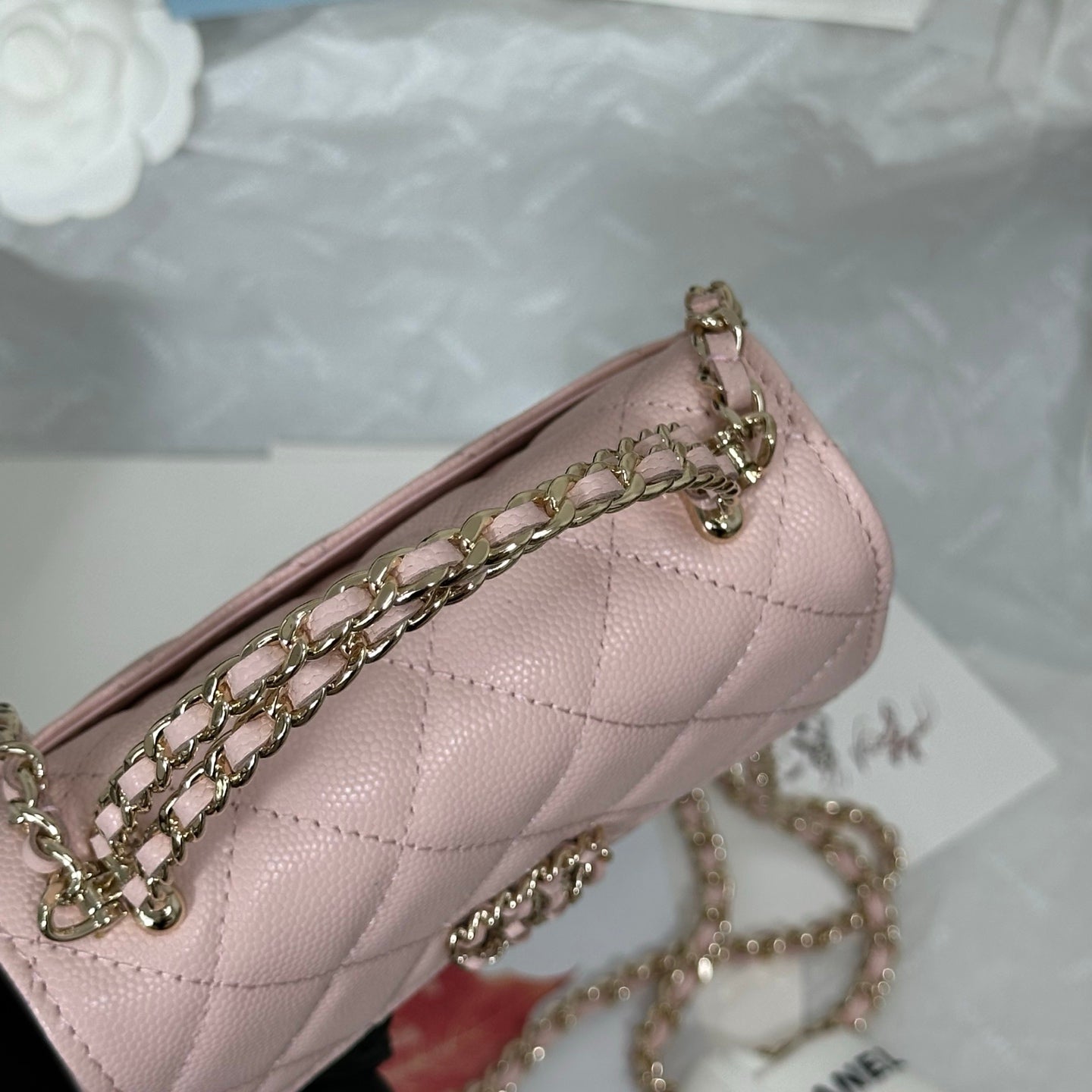 Chanel 96148 Cross Chain Handle Mini Kelly