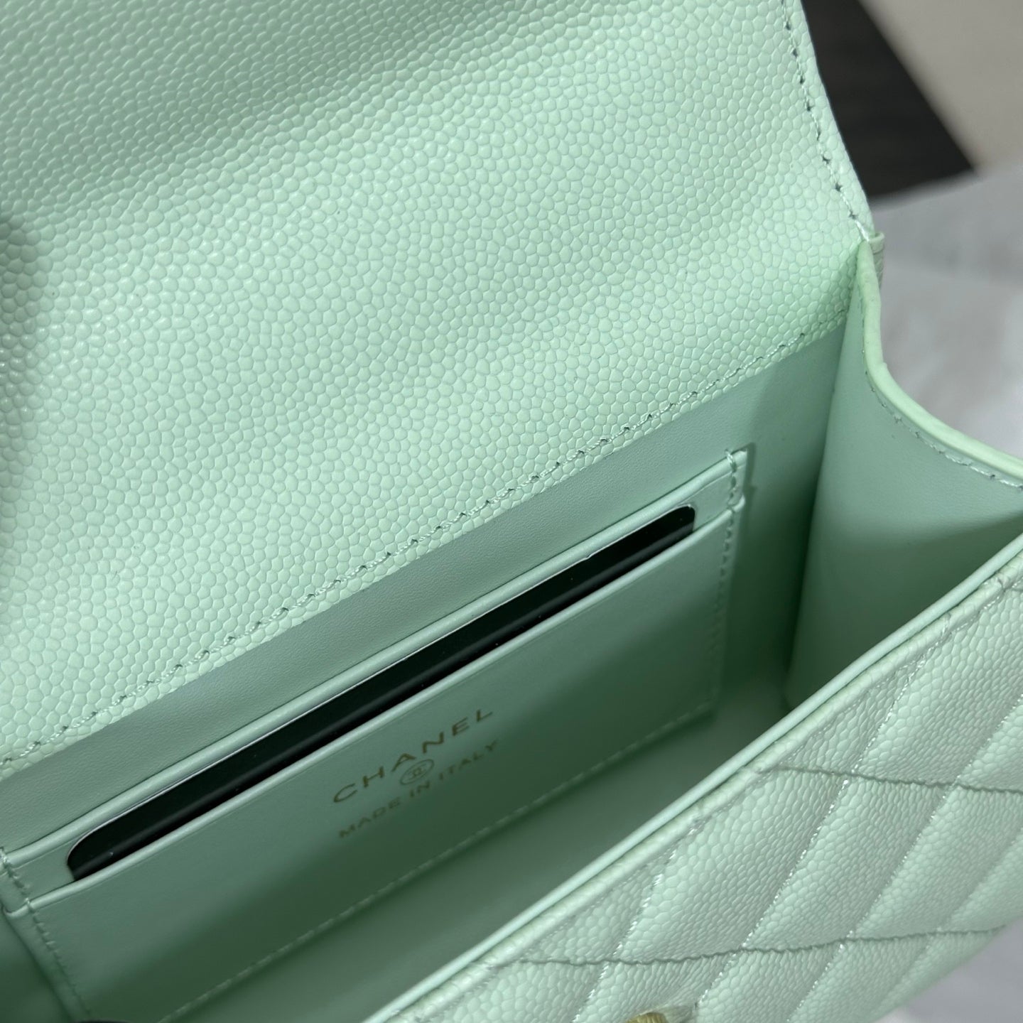 Chanel 96148 Cross Chain Handle Mini Kelly