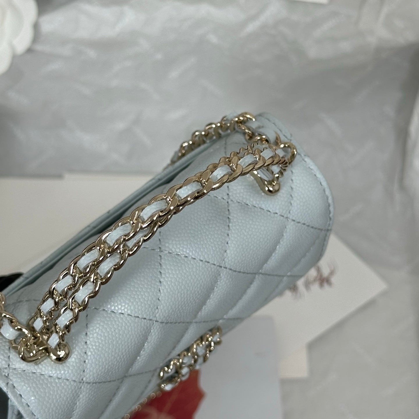 Chanel 96148 Cross Chain Handle Mini Kelly