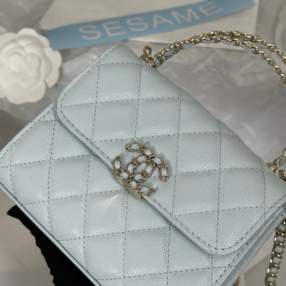 Chanel 96148 Cross Chain Handle Mini Kelly