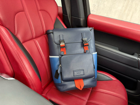 Coach Track 27 Color-block Leather Backpack – New Collection