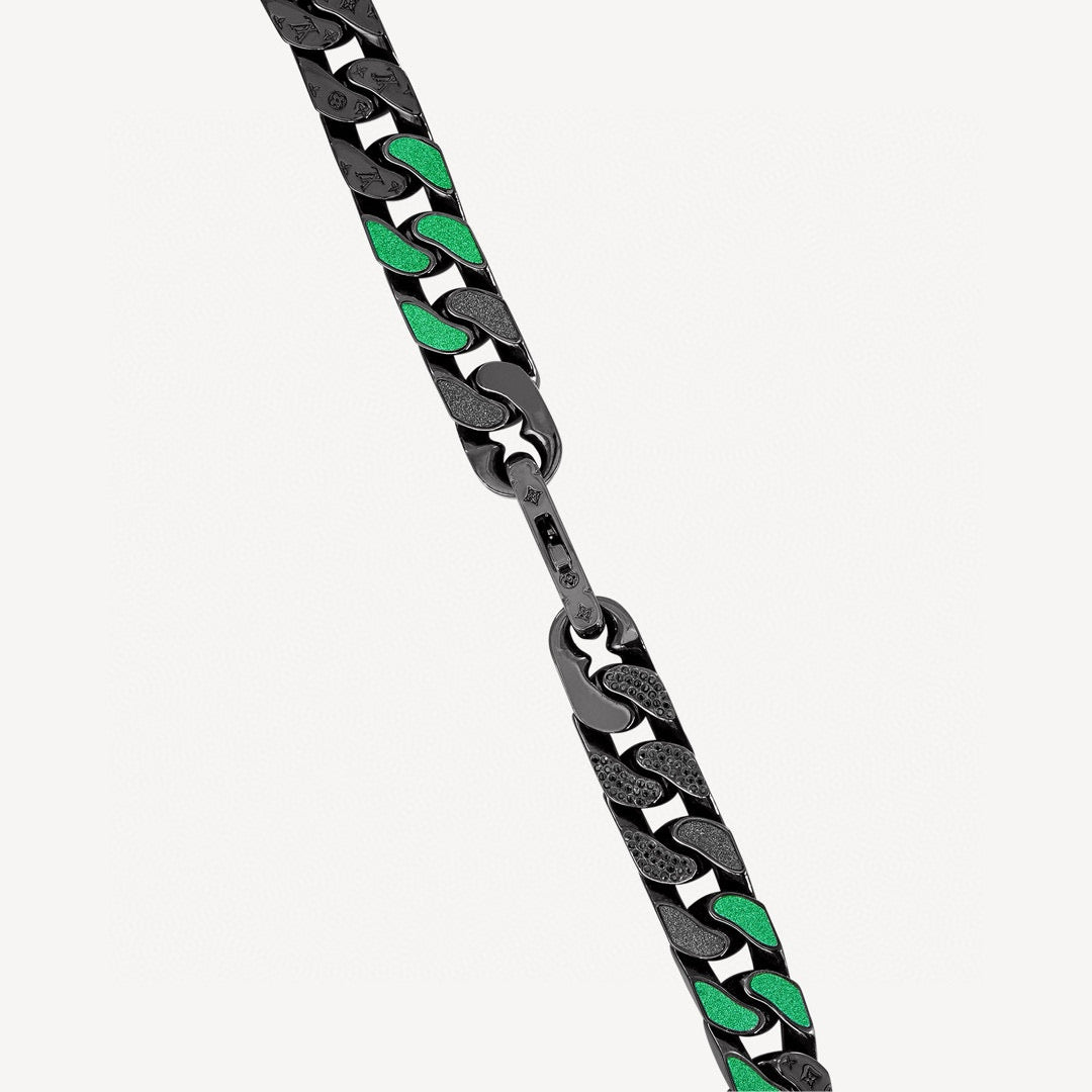 Louis Vuitton Chain Links Patches Necklace – 2020 Spring/Summer Collection