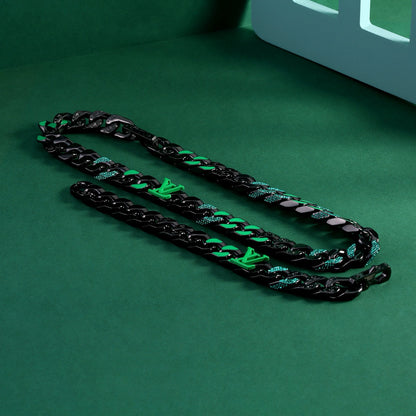 Louis Vuitton Chain Links Patches Necklace – 2020 Spring/Summer Collection