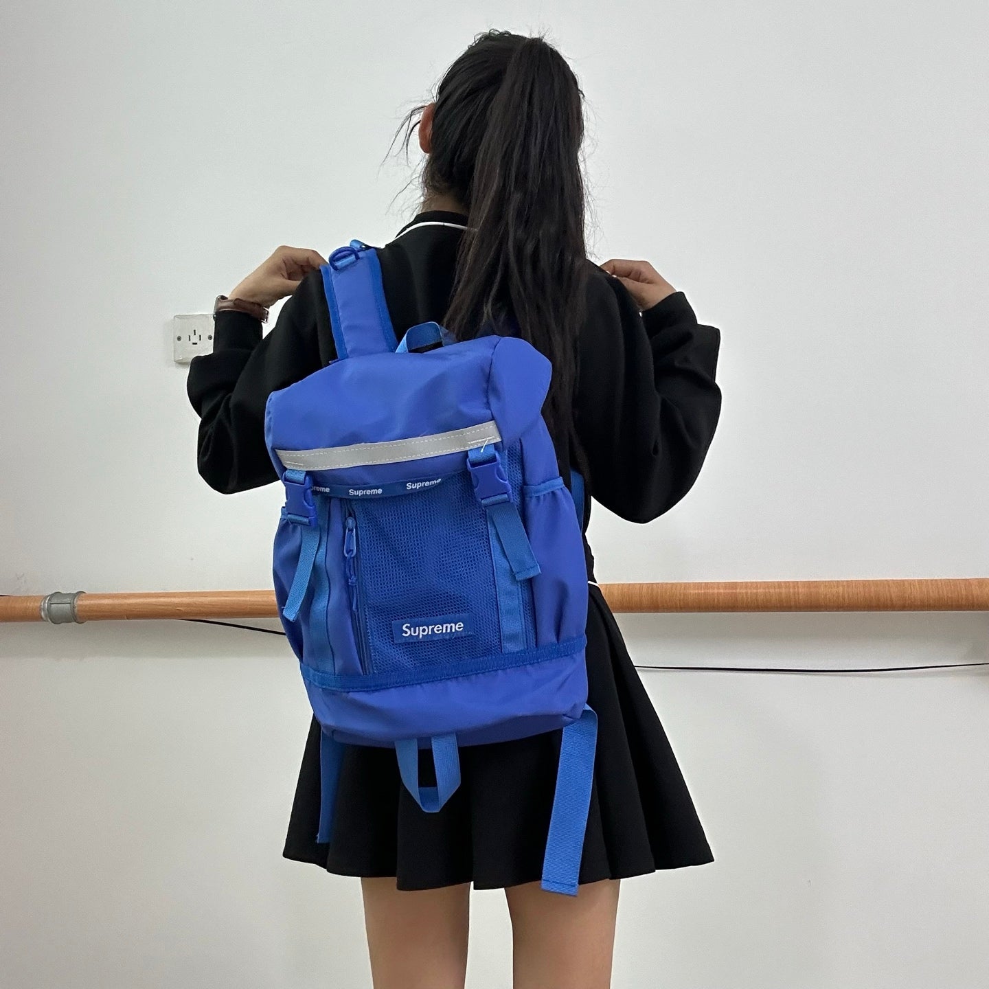 Supreme Reflective Grid Backpack – FW24