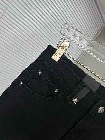 Prada Men's Washed Denim Jeans – 2025 Collection