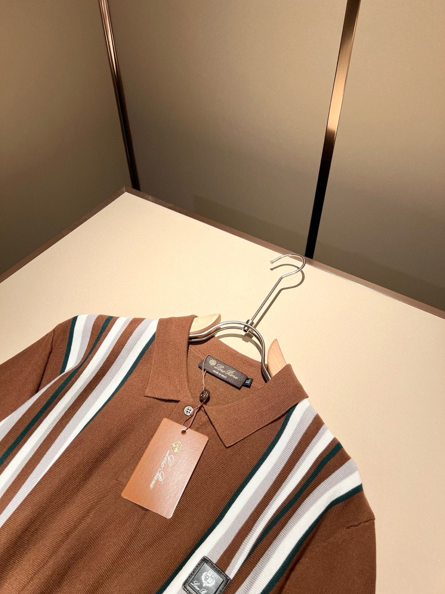 Loro Piana Men's Knit Polo Shirt – Spring/Summer 2025