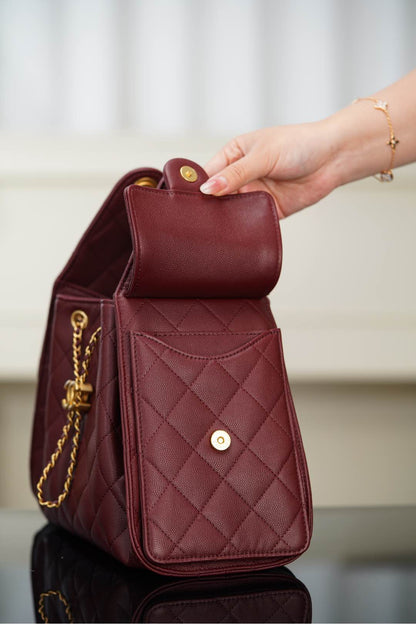Chanel Small Hobo Drawstring Bucket Bag – 25A Collection