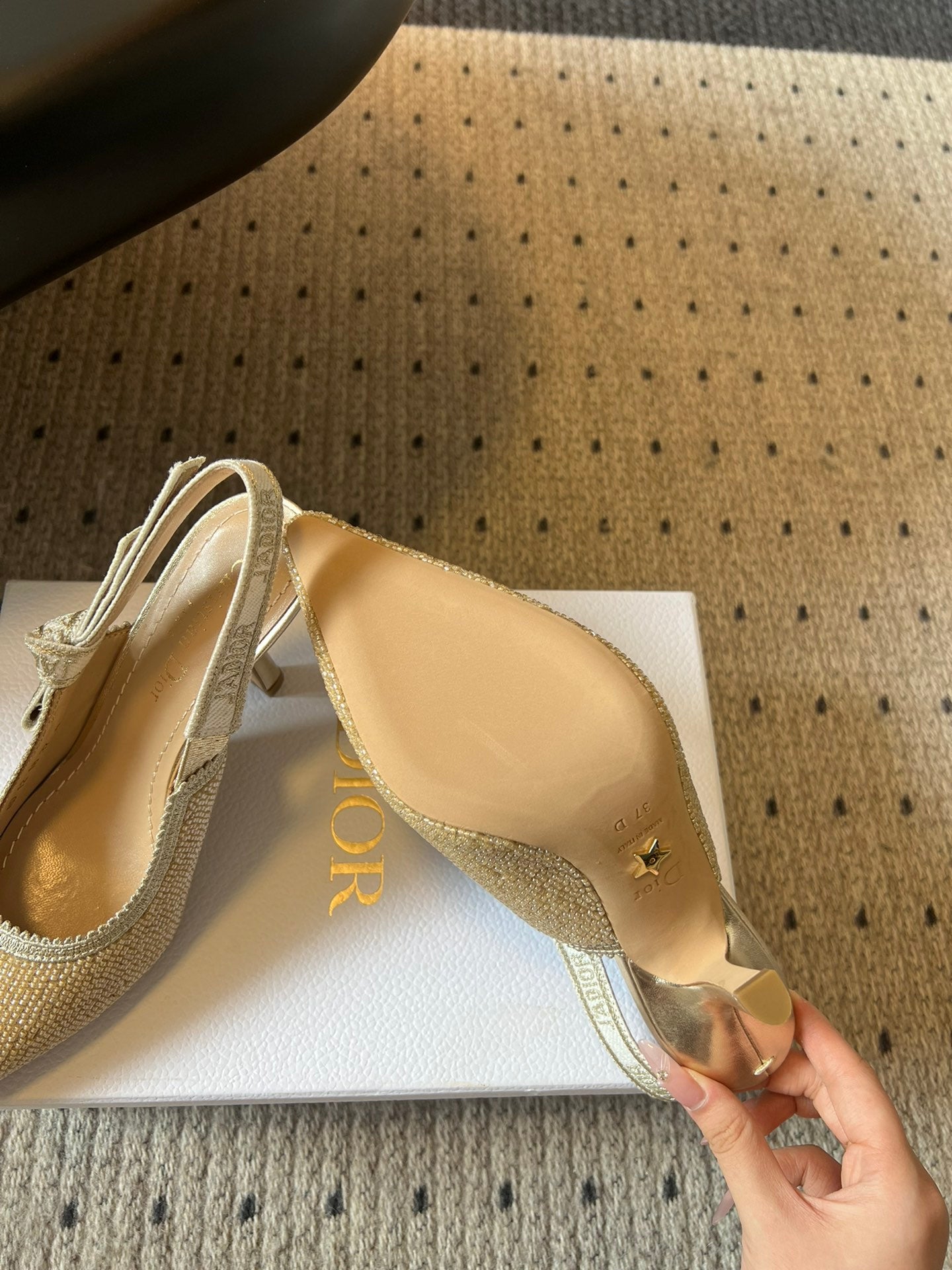 Dior J'Adior Slingback High Heels – Dior Or Limited Collection