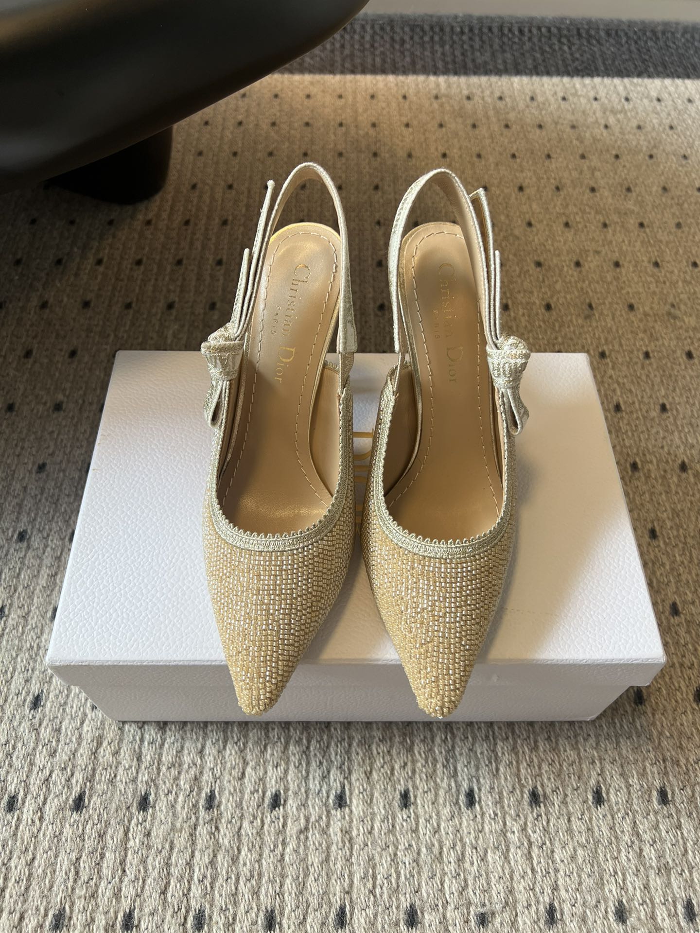 Dior J'Adior Slingback High Heels – Dior Or Limited Collection
