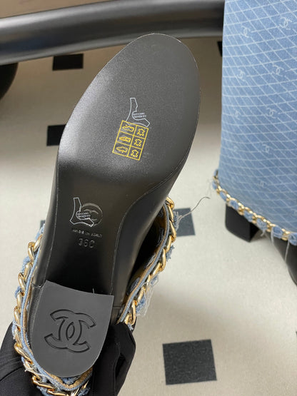 Chanel Chain Detail Long Boots – Autumn/Winter 25B Collection