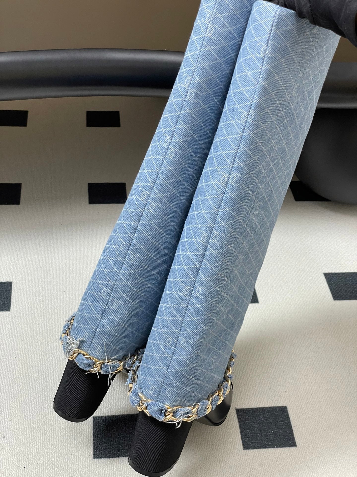 Chanel Chain Detail Long Boots – Autumn/Winter 25B Collection