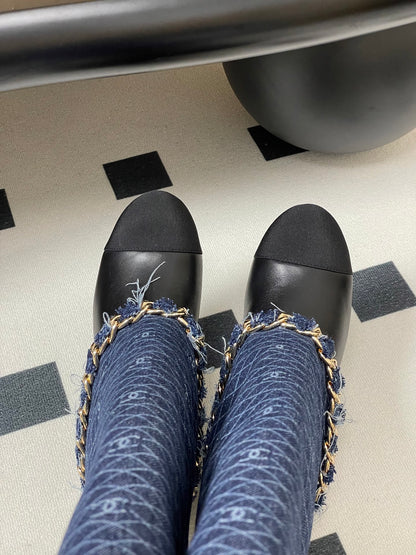 Chanel Chain Detail Long Boots – Autumn/Winter 25B Collection
