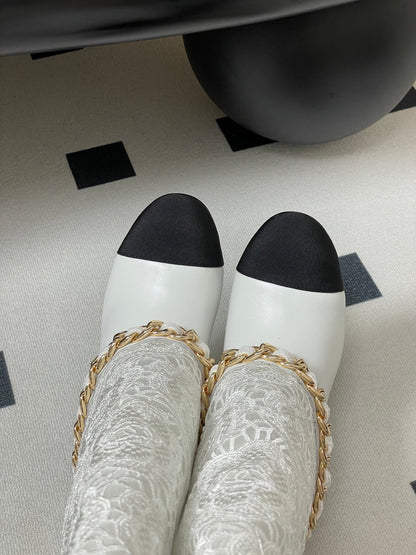 Chanel Chain Detail Knee-High Boots – Autumn/Winter Collection – 25B