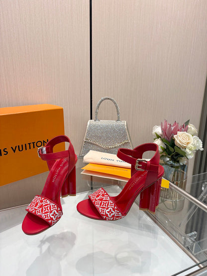 Louis Vuitton Runway Heeled Sandals – Spring/Summer Collection – 25SS