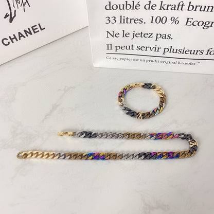 Louis Vuitton Chain Links Patches Necklace – 2020SS