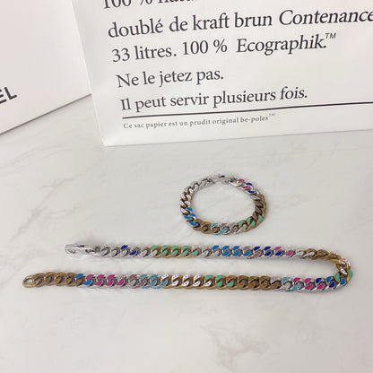 Louis Vuitton Chain Links Patches Necklace – 2020SS