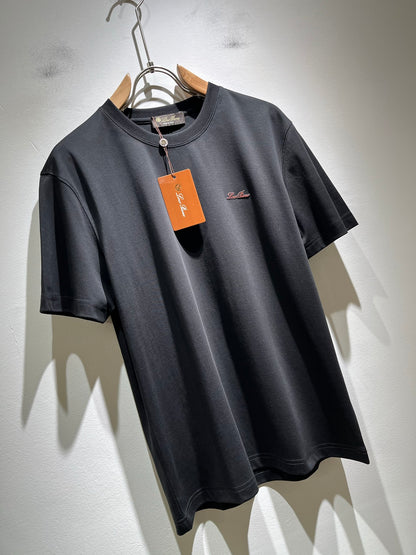 Loro Piana Men's Logo Rubberized Short Sleeve T-Shirt – Spring/Summer 2025
