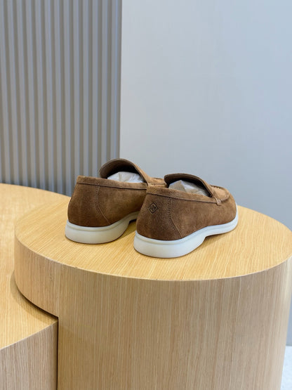 Loro Piana Italian Handmade Suede Driving Shoes