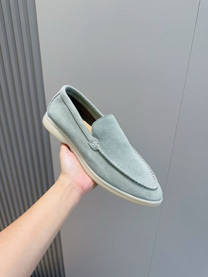 Loro Piana Italian Handmade Suede Driving Shoes