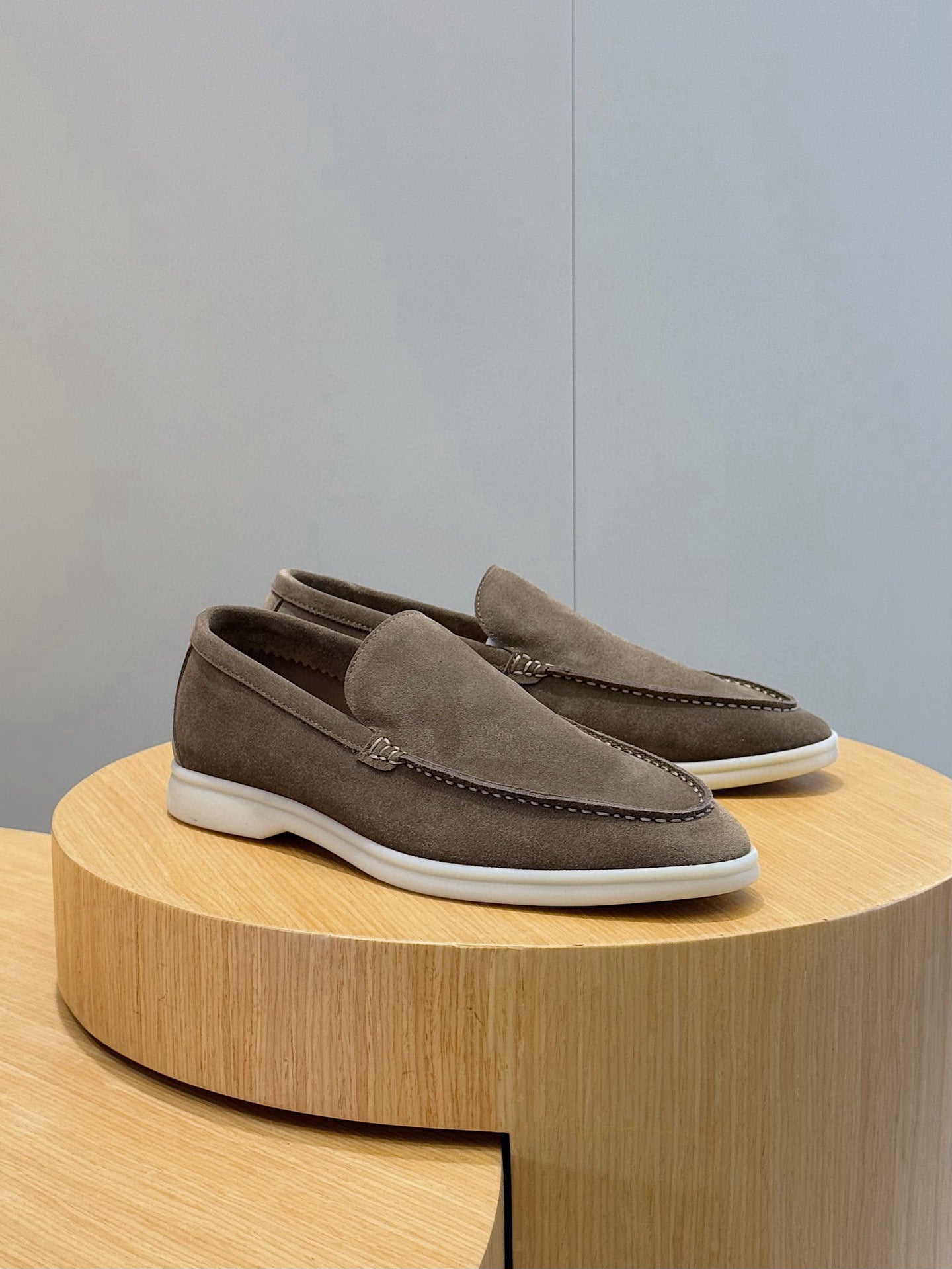 Loro Piana Italian Handmade Suede Driving Shoes