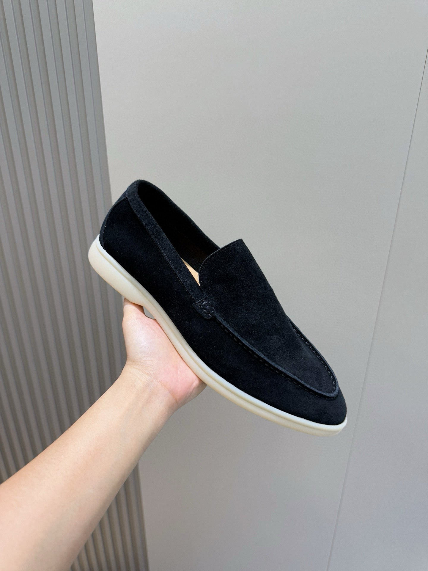 Loro Piana Italian Handmade Suede Driving Shoes