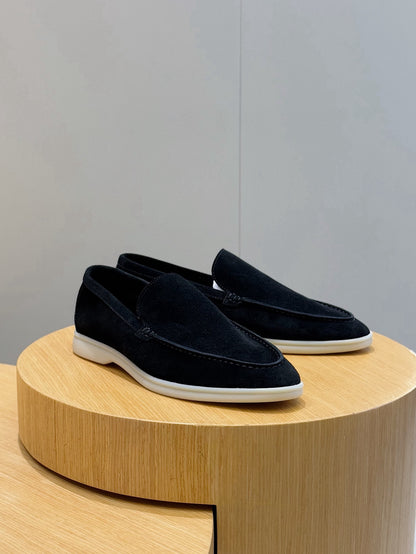 Loro Piana Italian Handmade Suede Driving Shoes