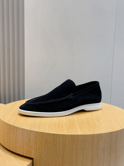 Loro Piana Italian Handmade Suede Driving Shoes