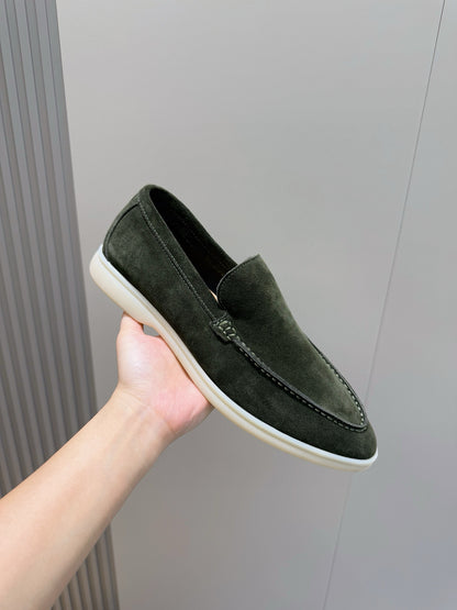 Loro Piana Italian Handmade Suede Driving Shoes