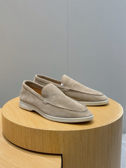 Loro Piana Italian Handmade Suede Driving Shoes
