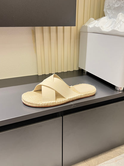 Zegna Classic Leather and Suede Slides