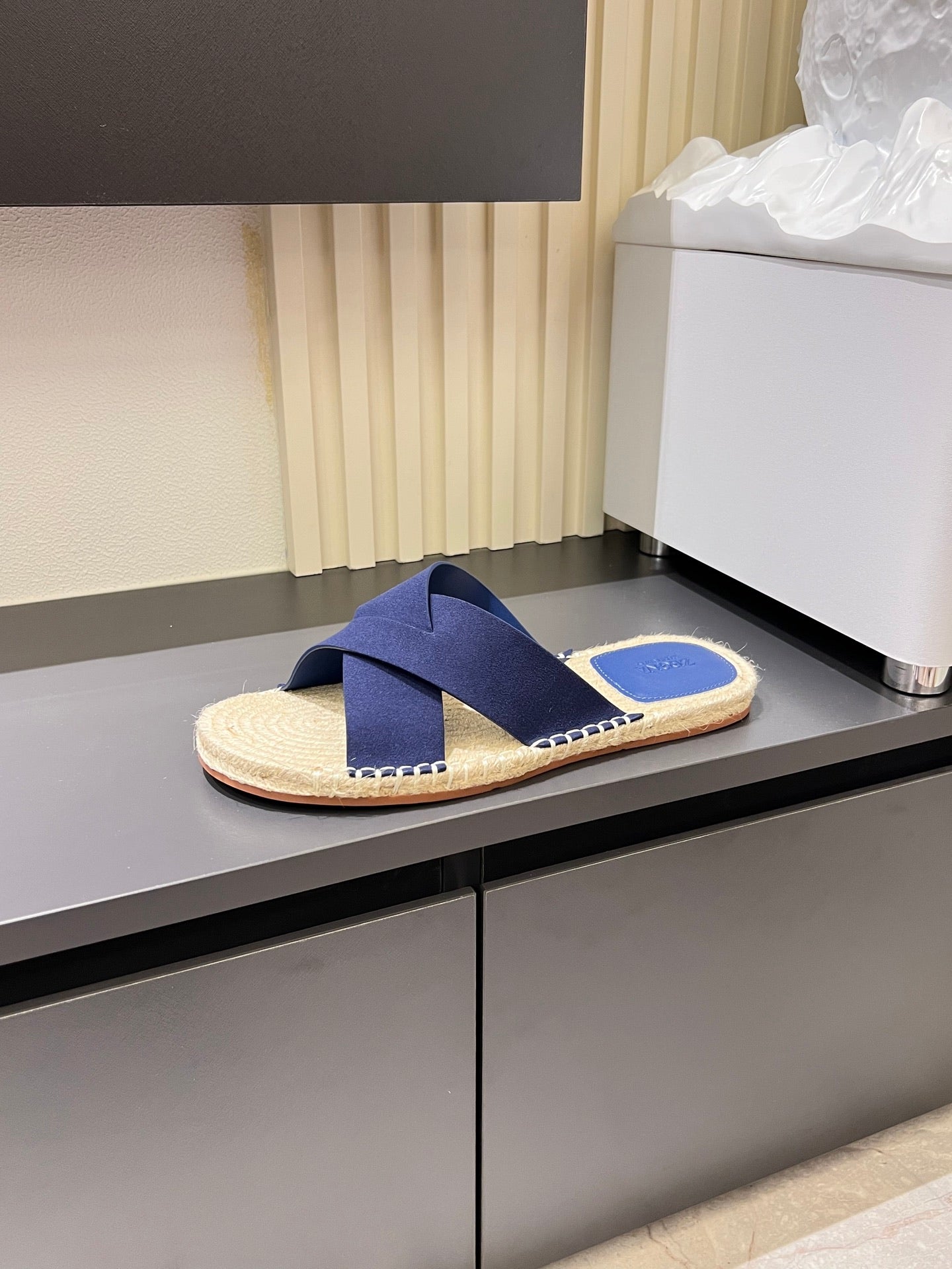 Zegna Classic Leather and Suede Slides