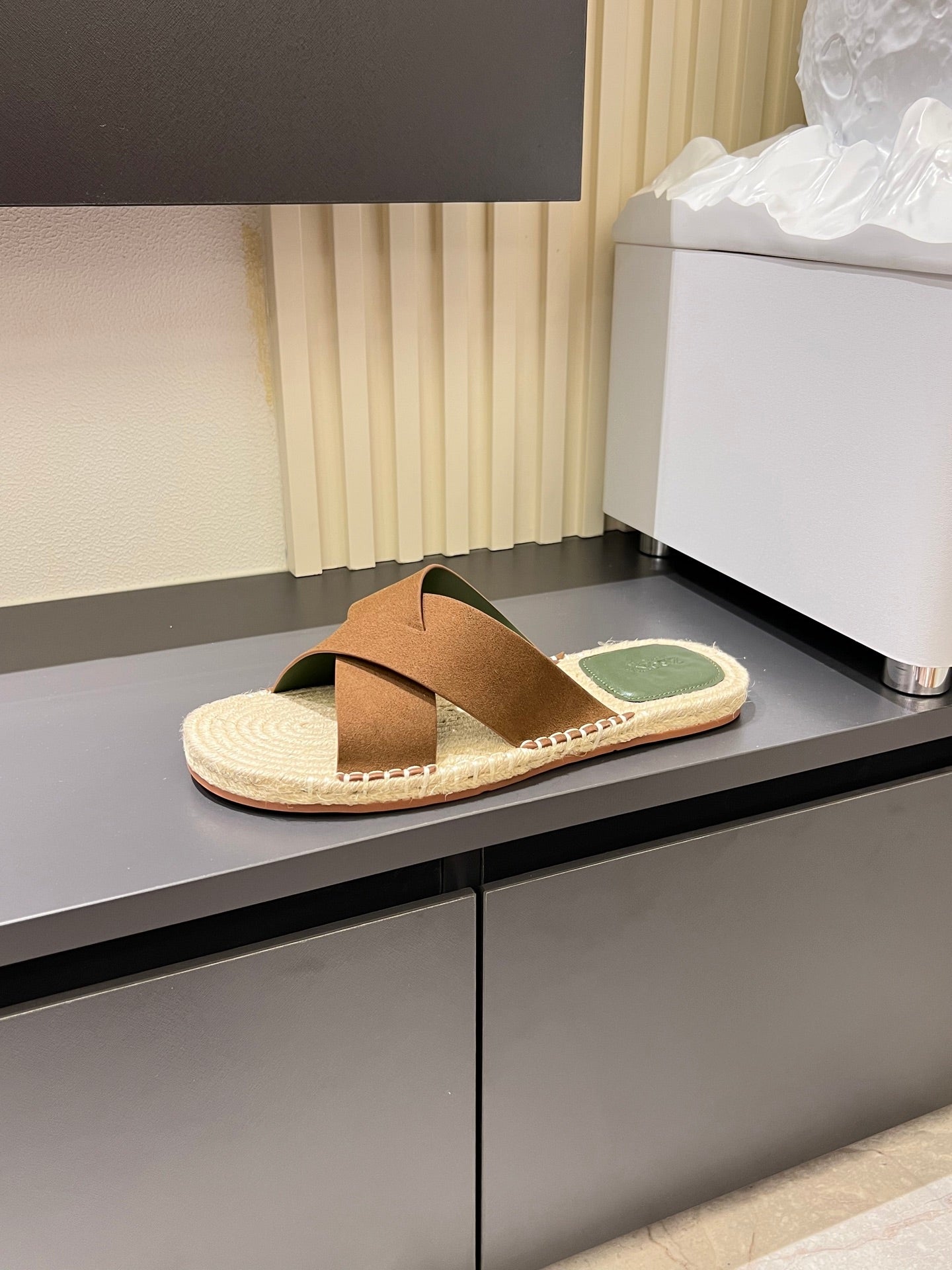 Zegna Classic Leather and Suede Slides